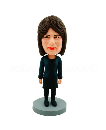casual female personalised bobblehead