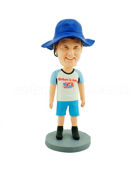 casual man personalised bobblehead