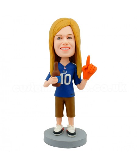 custom american football bobblehead