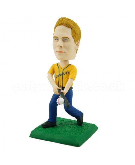custom baseball bobble head doll