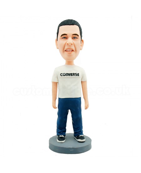 custom bobblehead casual man