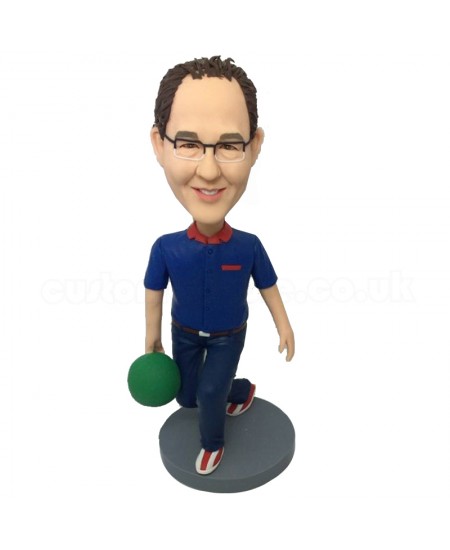 custom bowling bobble head