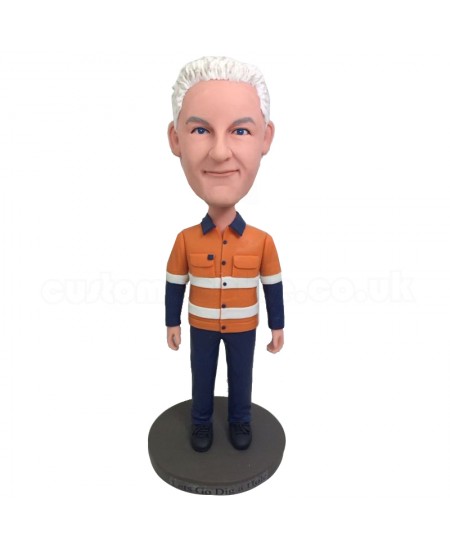 custom fire fighter bobblehead
