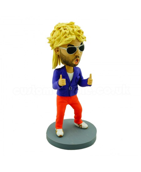 custom funny bobblehead raising both thumbs