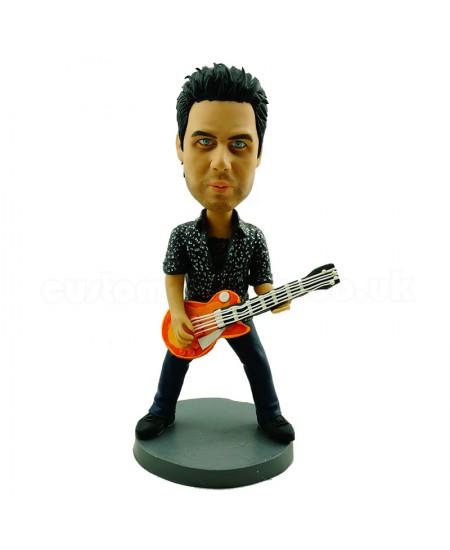 custom guitarist bobble head doll
