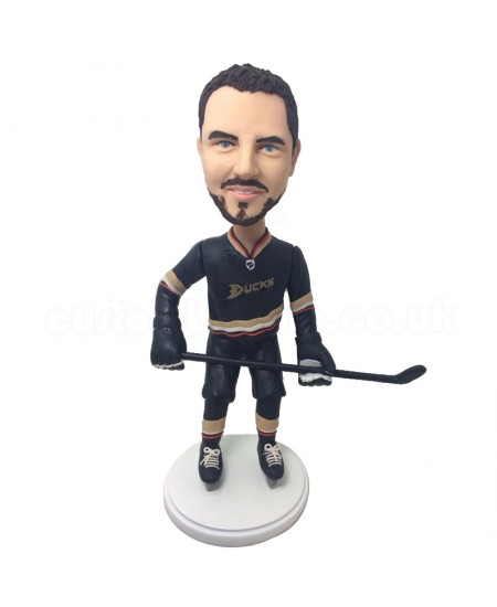 custom hocky player bobblehead