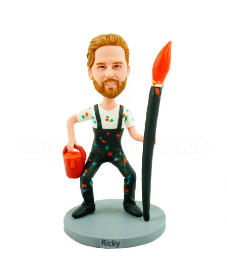 custom plasterer bobblehead