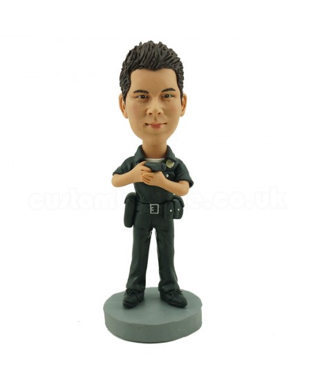 custom police man bobblehead