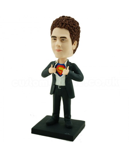 custom super man bobblehead