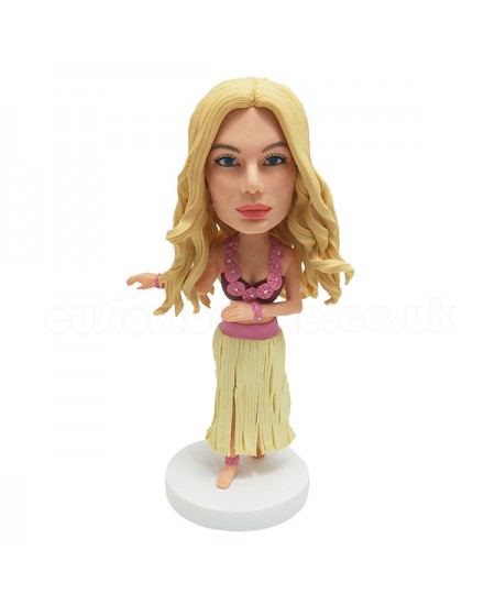 custom hula dancing girl bobblehead