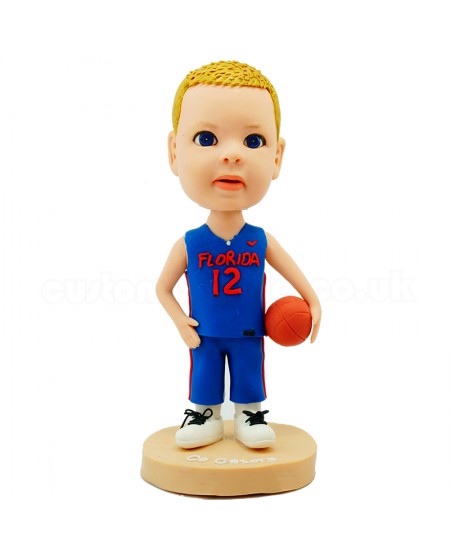 customised basketball kid fan bobblehead