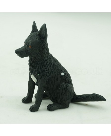 customised black german shepherd bobblehead dog