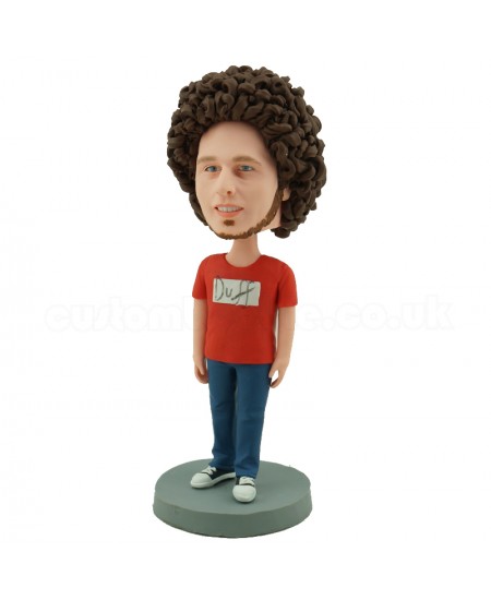 customised casual man bobblehead
