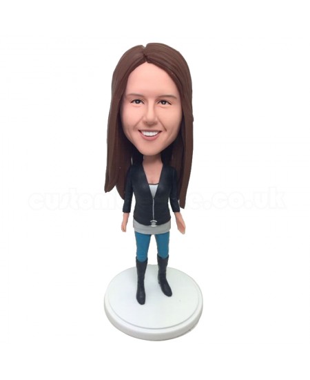 customised pretty female bobblehead