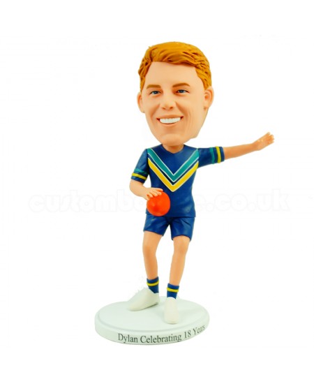 customised smart footy bobblehead