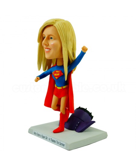 customised super lady bobblehead