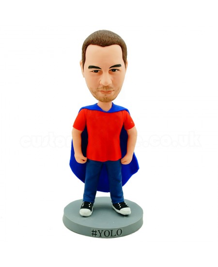 customised super man bobble head doll