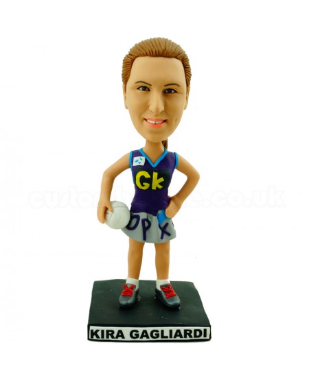 customised volleyball girl bobblehead