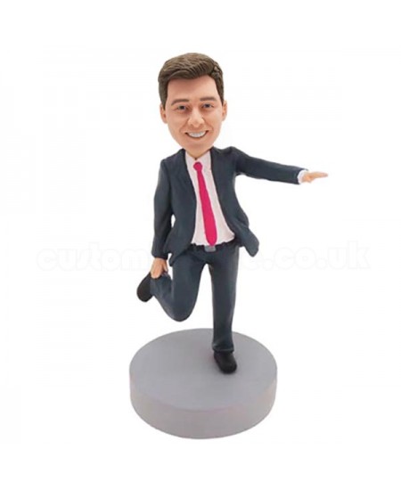 custom bobblehead dancing colleague