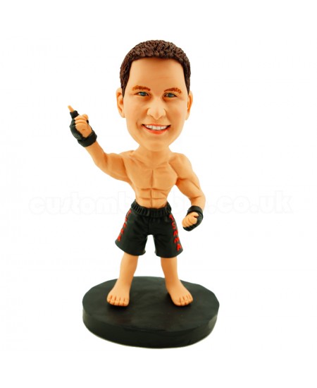 mma fighter custom bobblehead