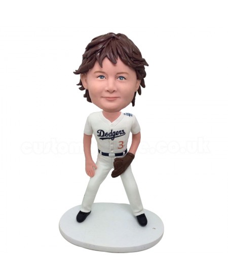 personalised baseball child player bobblehead