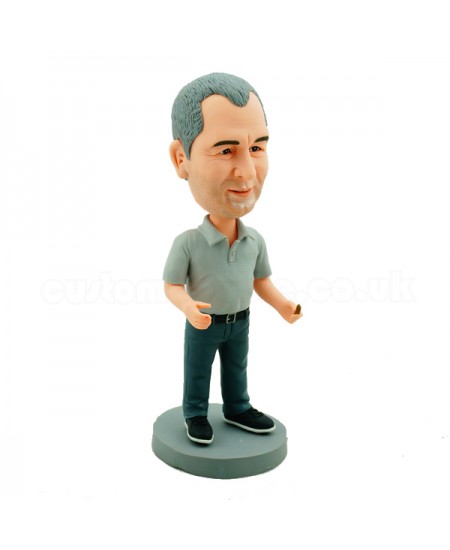 personalised bobblehead casual man