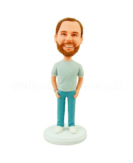 personalised casual bobblehead