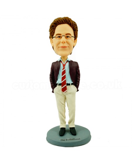 personalised casual man bobblehead