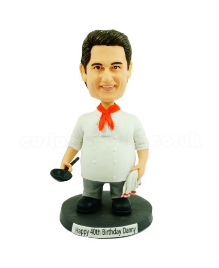 personalised chef bobble heads