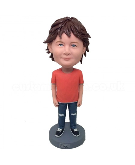 personalised funny kid bobblehead
