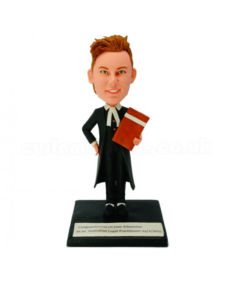 personalised laywer bobblehead doll