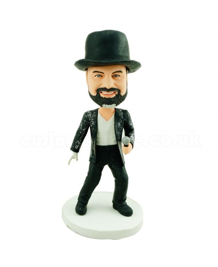 personalised rock and roll bobblehead