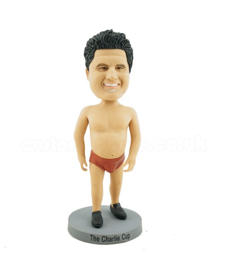 personalised underpants man bobblehead