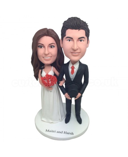 personalised wedding bobblehead doll