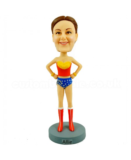 personalised wonder woman bobblehead