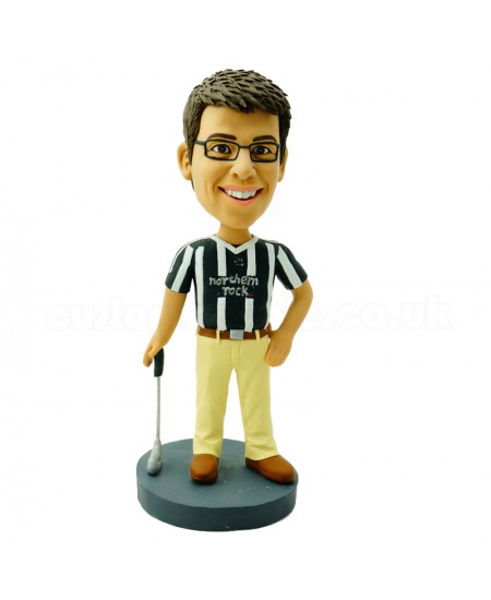 professional golfer bobblehead customised