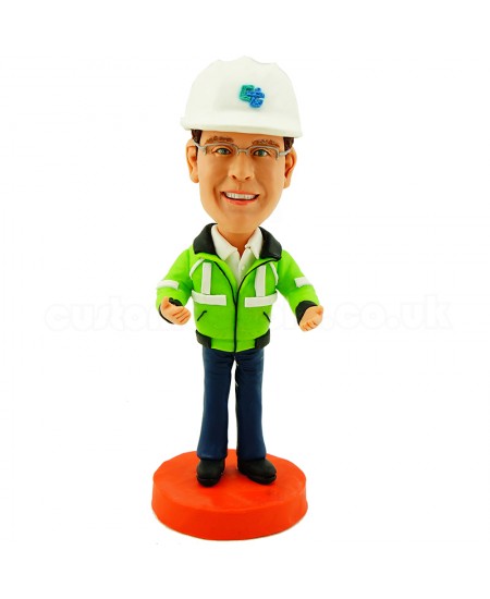 senior architecture en engineer custom bobblehead