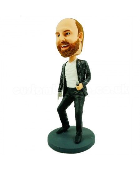 singer custom bobblehead doll