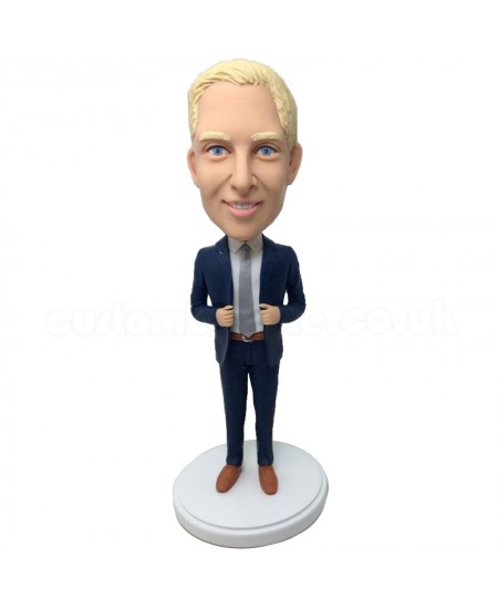 smart man personalised bobblehead