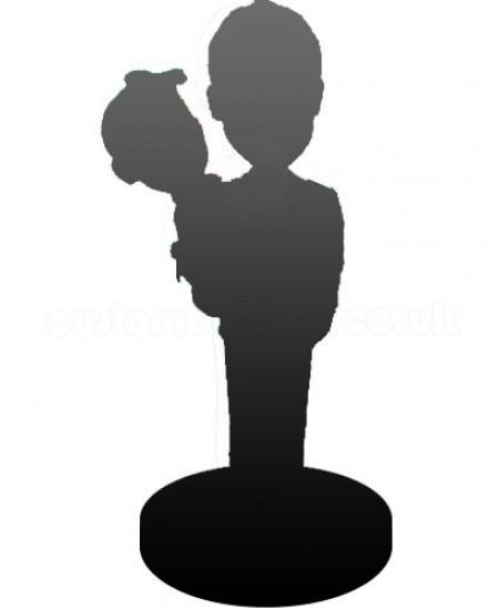 customised bobblehead for day and baby