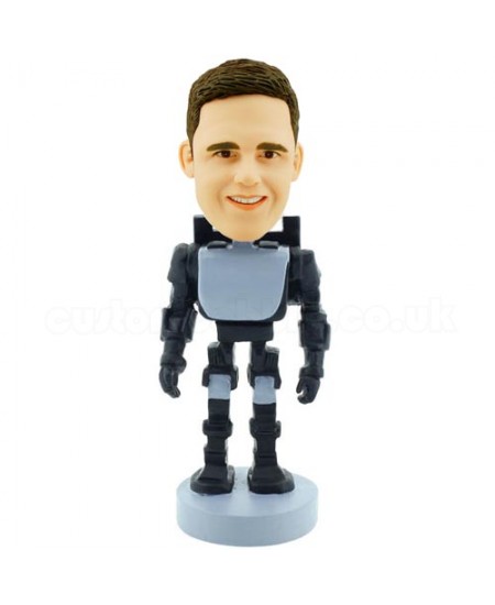 personalised robot bobblehead
