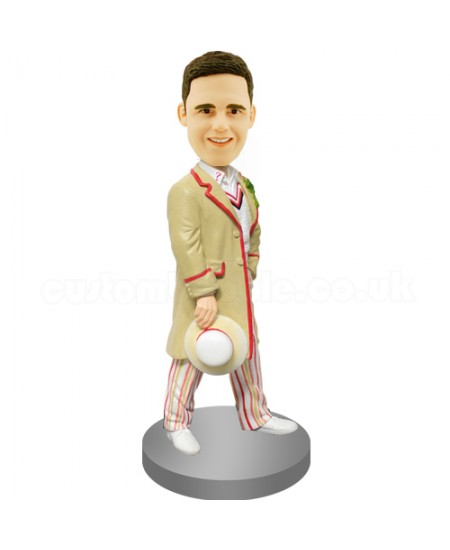 custom 5th doctor who bobble head