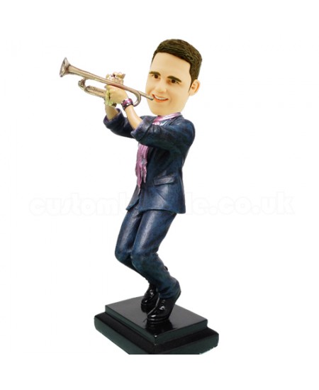 customised trumpeter bobblehead