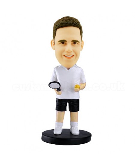 tennis personalized bobblehead