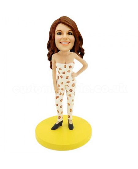 personalised fashion lady bobblehead