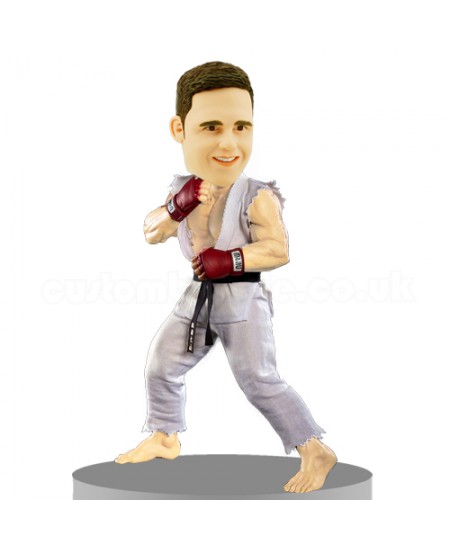 custom MMA street fighter bobblehead