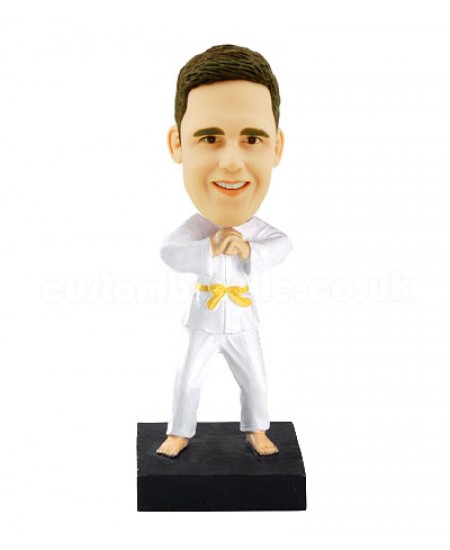 personalized judo bobble head doll