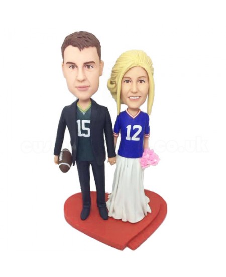 customised fans couple bobbleheads