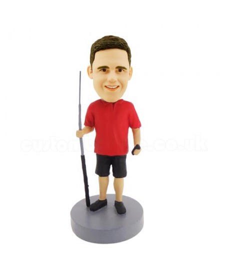 personalised fishing bobblehead