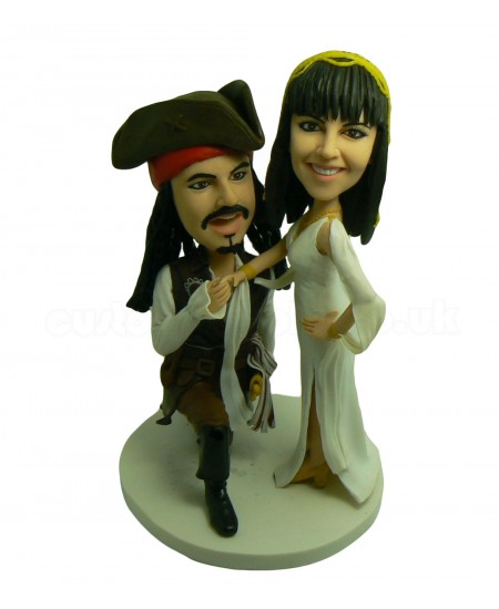 jack sparrow couple bobbleheads